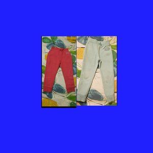 Gap Sweatpants 2 pair size 4yrs pink & aqua